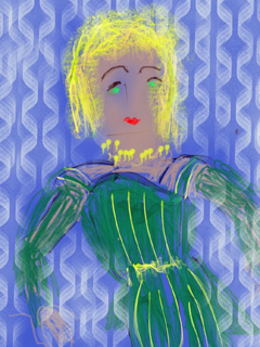 "Hot Mama" by Ruth Allen #procreate app